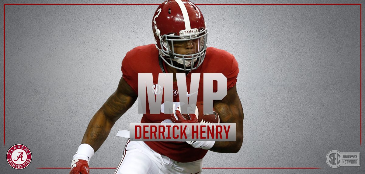 SECNetwork's tweet image. The SEC Championship Game MVP:

Derrick Henry!