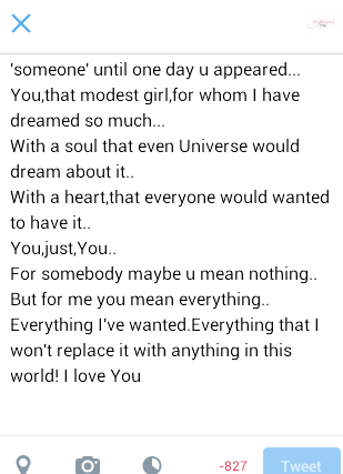 MyImpress's tweet photo. ... Words are not enough... i love u ... https://t.co/VgyXc3auOy