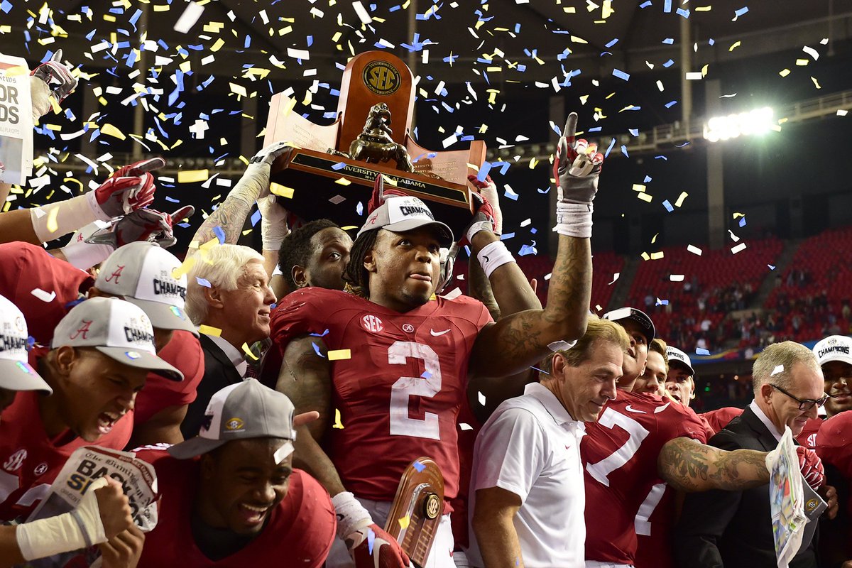 SECNetwork's tweet image. "There is no team that I ever coached that I wanted to win a championship more than this bunch." - Nick Saban