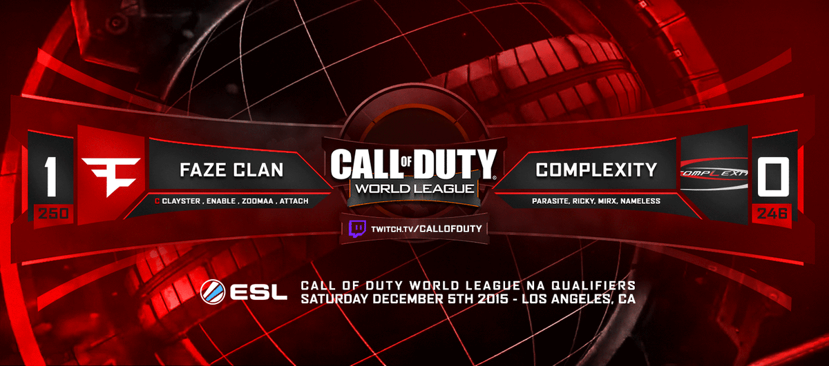 WOW. If this is what the BO3 Season will be like, we are in for a TREAT. Up 1-0! twitch.tv/CallofDuty #FaZeUp