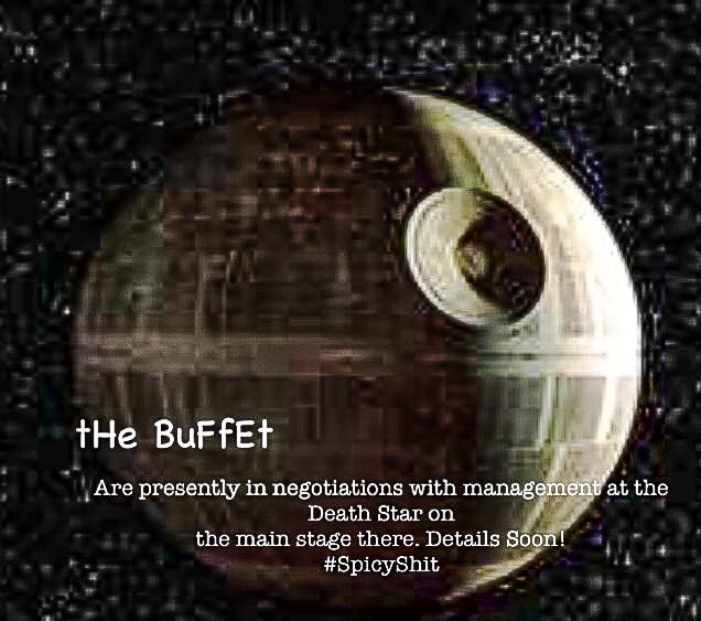 TheBuffetBand's tweet photo. Next show is "being negotiated" 😉 https://t.co/ns8nCKx85q