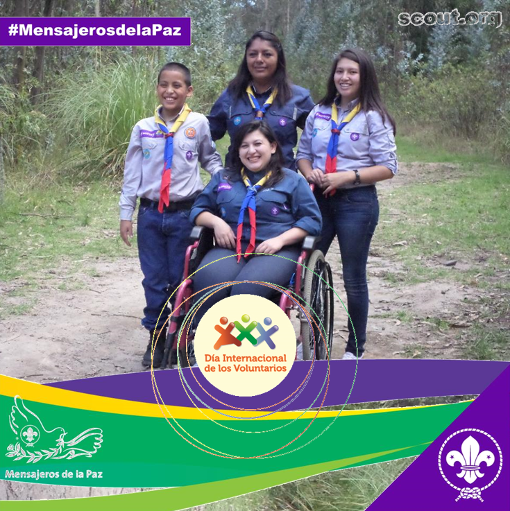 ScoutsPazEc's tweet photo. Hoy celebramos el #DIV2015 #volunteersday Gratitud a los #scouts Voluntarios @SCOUTSECUADOR @ScoutMensajeros https://t.co/XCFVw7qBSH