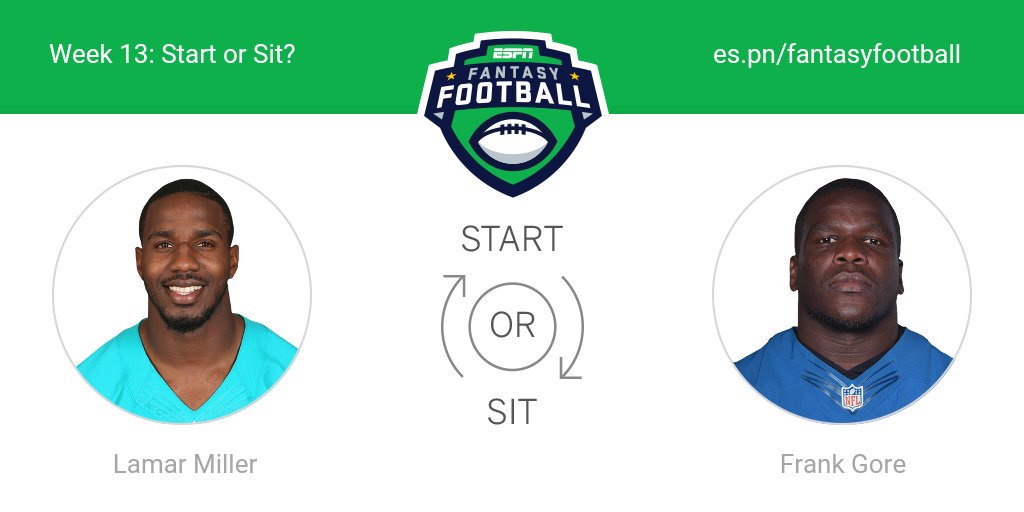BossBiddles's tweet image. Who should I start this week? Lamar Miller or Frank Gore! @ESPNFantasy #FantasyFootball