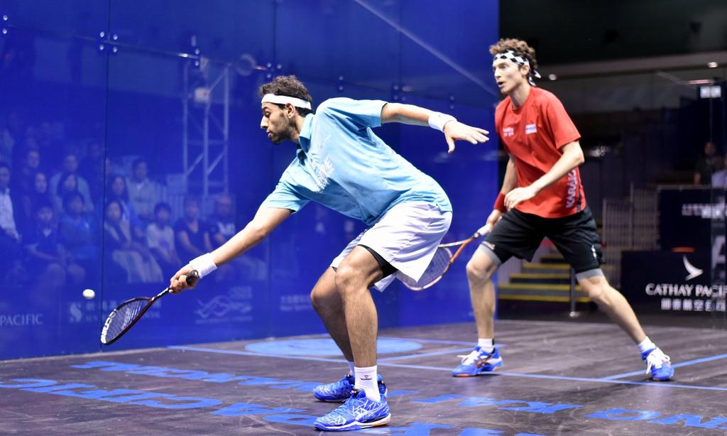 HKsquash's tweet image. 11-8 and shorbagy is champion again