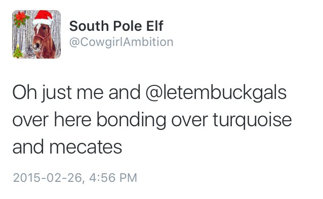 RidinInThePines's tweet photo. How to start a great friendship #turquoise #mecates #throwback https://t.co/ijadMBhybh
