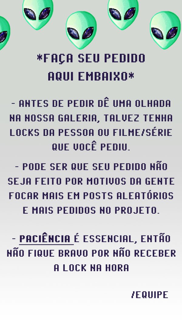 itlockscreen's tweet image. 👽 ATENÇÃO 👽
Todas as regrinhas do nosso projeto para vocês ✨ Para quem for participar boa sorte! /Equipe