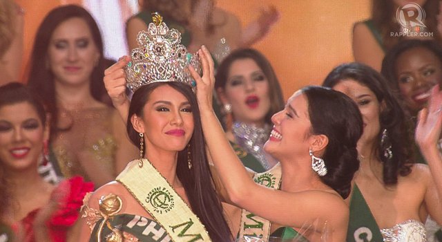 rapplerdotcom's tweet photo. Back-to-back win for Philippines in #MissEarth2015 https://t.co/1yspPuYwmA
From #JamieHerrell to @angeliaong0627! https://t.co/NmBKB7zoz0