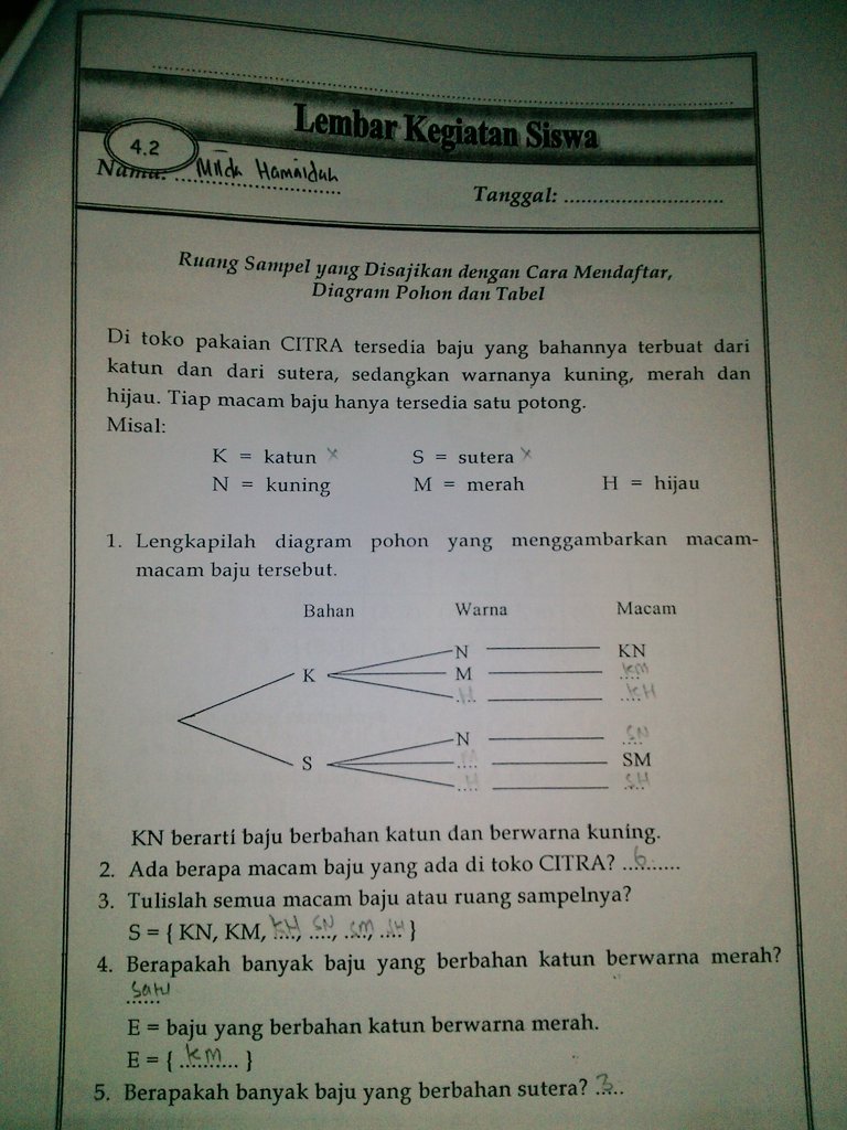 Mildaa_H's tweet photo. @onesmmat #tugas89hsmpn3 https://t.co/4Z6pcJJcQo