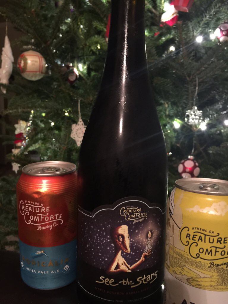 Razzlemuff's tweet photo. @creaturebeer 'Tis the Reason For The Season! #SeeTheStars #Tropicalia #Athena https://t.co/TIgQA2wuNC
