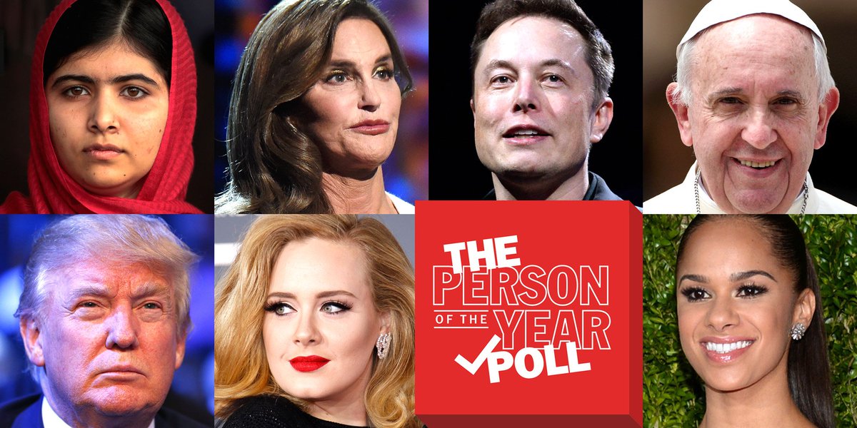 TIME's tweet photo. Vote now: Who should be TIME’s Person of the Year? #TIMEPOY https://t.co/nkLDgz8Miu https://t.co/4S21QmZXbr