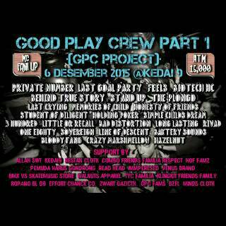 Malem ini dikedai 9 jam 8 malem ya,
Dan akan ada perform dari <a href="/FEELSofficial/">Aestheticfeels Official</a> juga loh ;) mari merapat.