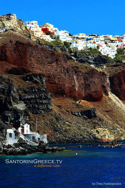 santorinitv's tweet photo. #SaintNikolas bay island Happy #nameday #GoodMorning from #Santorini #greece .#santorinitv #see the #differentview https://t.co/7vCch5Jrxe