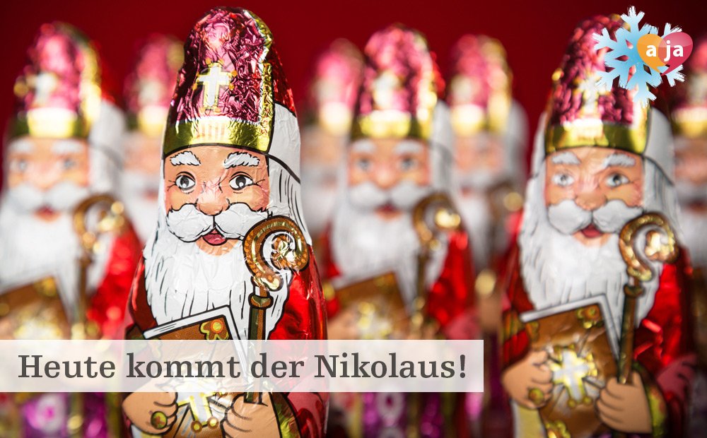 a-ja wünscht einen schönen Nikolaustag mit lecker gefüllten Stiefeln!