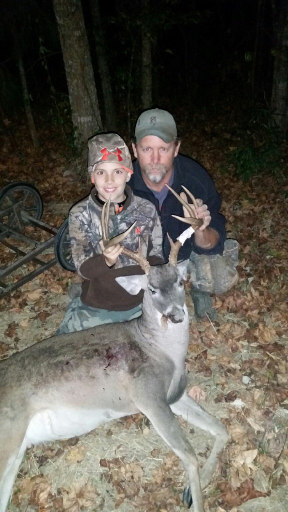 My grandson. He lives to hunt.