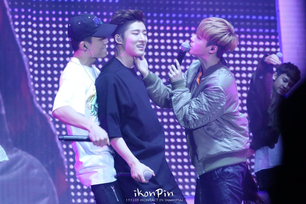 ikonpin's tweet photo. 151205 상하이 팬미팅 #김한빈 #Bobby #김진환 #iKON https://t.co/7RX5Xj7ksT