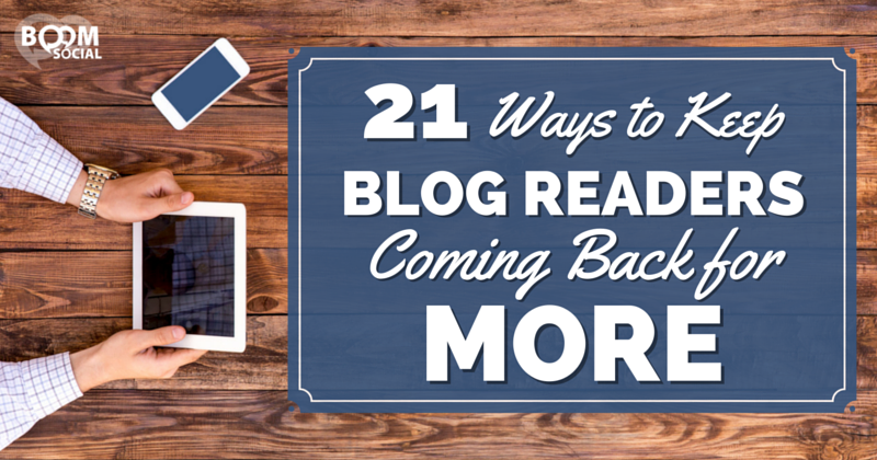 7Signals's tweet photo. 21 Ways to Keep Blog Readers Coming Back for More https://t.co/mQwHANiVzu #Blogging #Marketing via @kimgarst https://t.co/pJocHxydf6