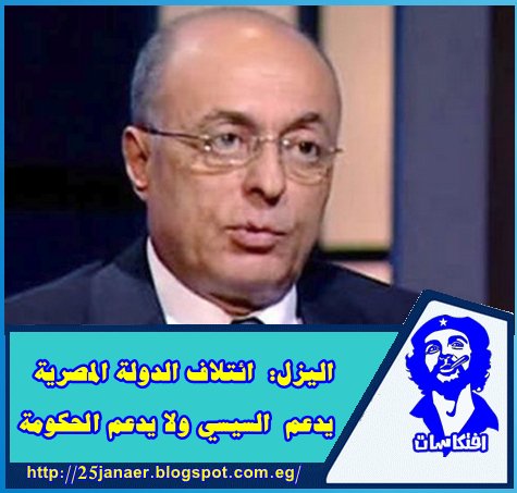 اليزل: ائتلاف الدولة المصرية يدعم السيسي ولا يدعم الحكومة