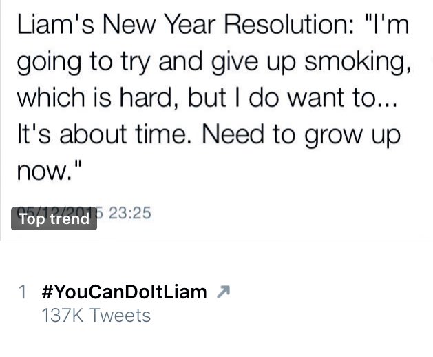 1Dupdategirls's tweet photo. #YouCanDoItLiam is the #1 trend!! ❤️ -H

#MTVStars One Direction https://t.co/4Z7U2204Cr