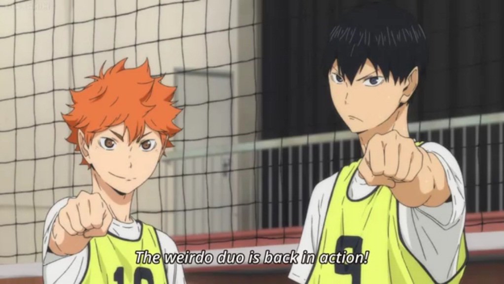 rt_animescenes's tweet photo. Tobio Kageyama and Hinata Shouyou (Haikyuu!!) https://t.co/7dkidevpLE