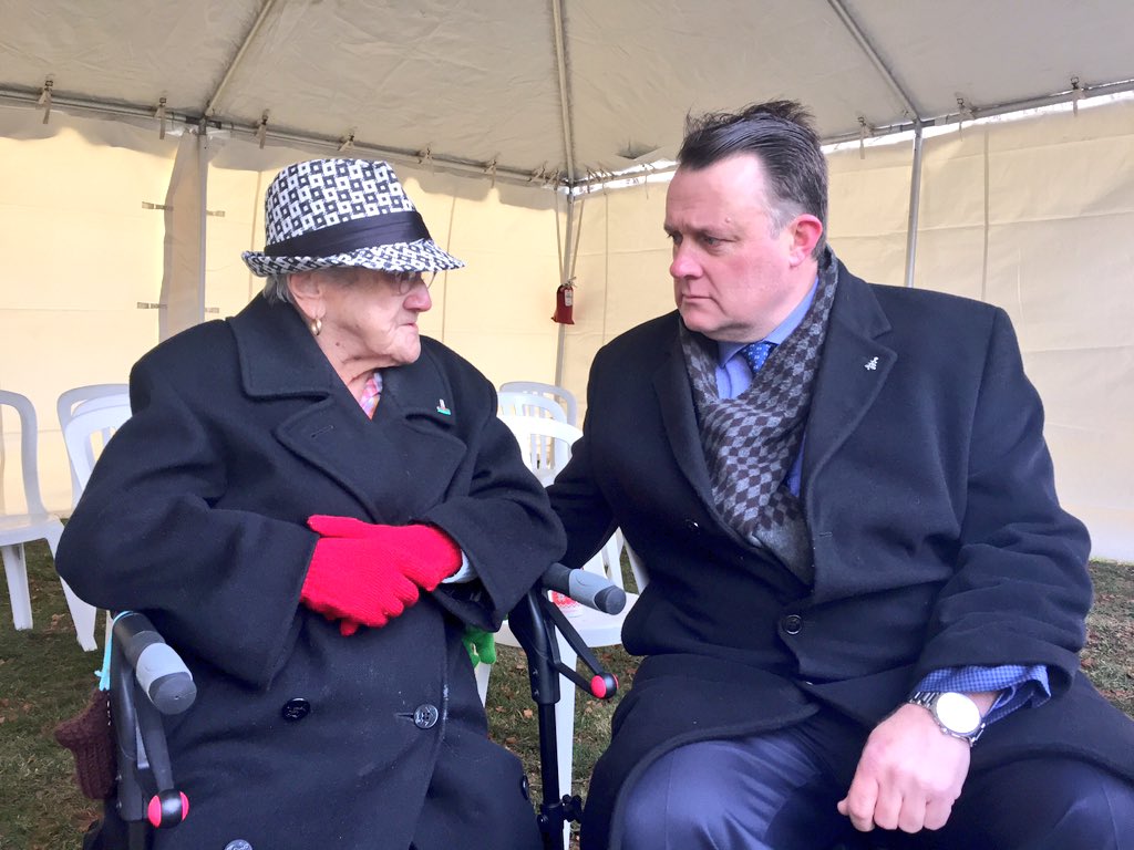 MikeSavageHFX's tweet photo. On Dec 6, 1917 Cecelia Coolen was 10 days old. After Halifax Explosion, she was found under her cradle. #amazinglady https://t.co/7Z4rEYdpow