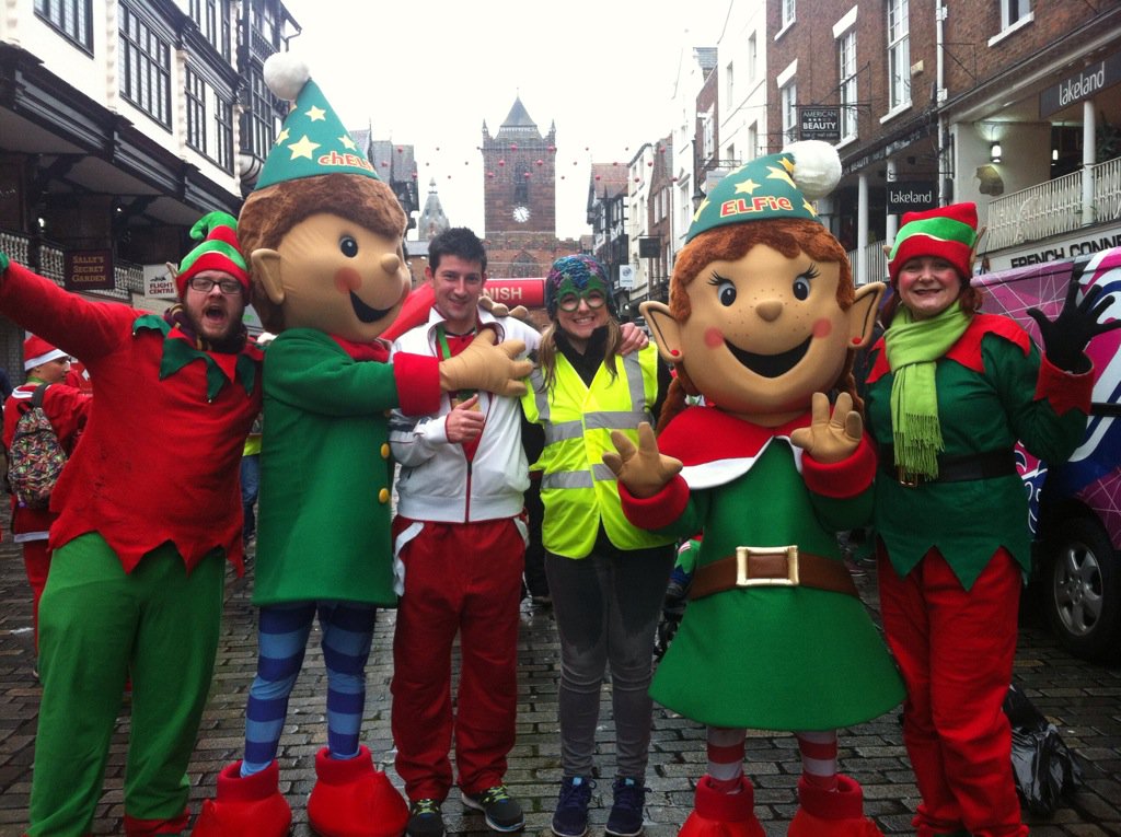 KerryHarley's tweet photo. Fab time santa dashin!!! @GS_Hospice #chestersantadash #SantaBaby @ShitChester #Chester https://t.co/Huk2BAdw1x