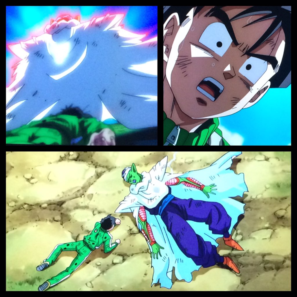 ヒロノは康一くんと悟飯ちゃん不足 ひえぇ今日のドラゴンボール超みたよ ピッコロさんが ピッコロさんが 悟飯ちゃんをかばってフリーザの攻撃を サイヤ人編のときの悟飯ちゃんのトラウマ フラッシュバックー 先週に続き 師弟愛を