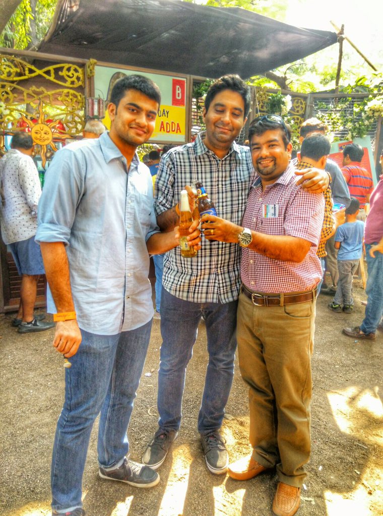 arjunkurane's tweet photo. #TimesLitFest2015 clicked @YESBANK photo booth https://t.co/FLn2ryxcdz