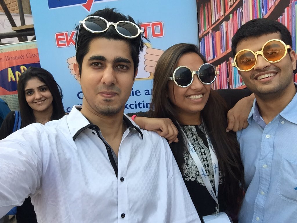 arjunkurane's tweet photo. #TimesLitFest2015 clicked @YESBANK photo booth https://t.co/FLn2ryxcdz