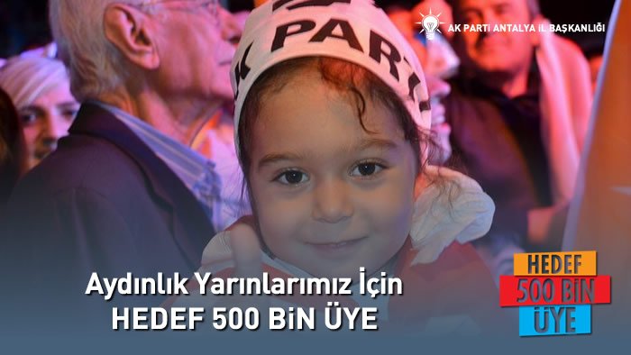 #Hedef500binÜye