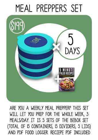 My_BeBox's tweet image. Perk Alert: $199 for the #BeBox Meal Preppers Set! Prep for a whole week of meals! #fitness buff.ly/1H1J5Wv