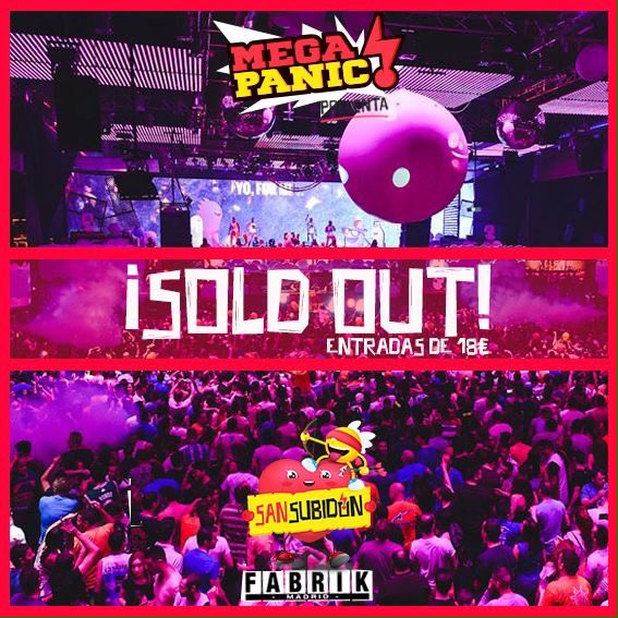¡SOLD OUT!Próximo tramo de entradas disponibles sólo a partir del miércoles a las 20:00 sansubidon.com