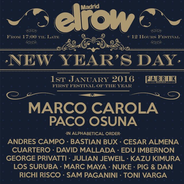fabrikdiscoteca's tweet photo. Y el día 1 de enero comenzamos 2016 con #elRow !! RT si te apuntas !! https://t.co/SEcxx0Mlo7