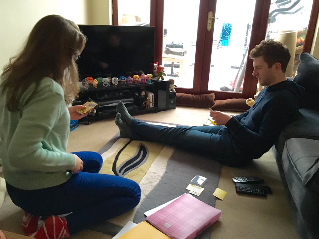 anna_j82's tweet photo. @J0NES4U2 @KWUrsula the fun doesn't stop...back in the warm playing #bottomtrumps from the #stockport10 goody bag! https://t.co/HlGTHlhGsM