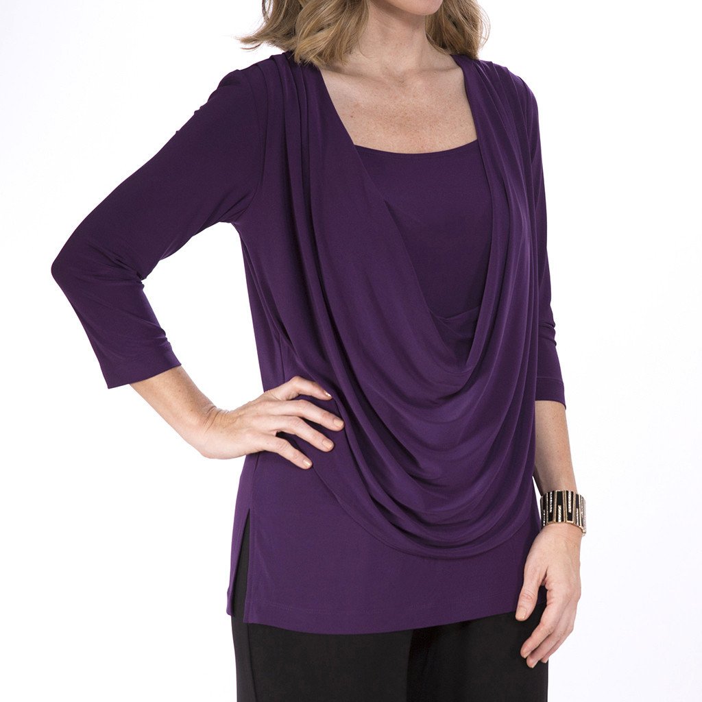 We love the gorgeous draping in our Uptown Set! Style meets value! goo.gl/PnLpa8 #FashionOverFifty