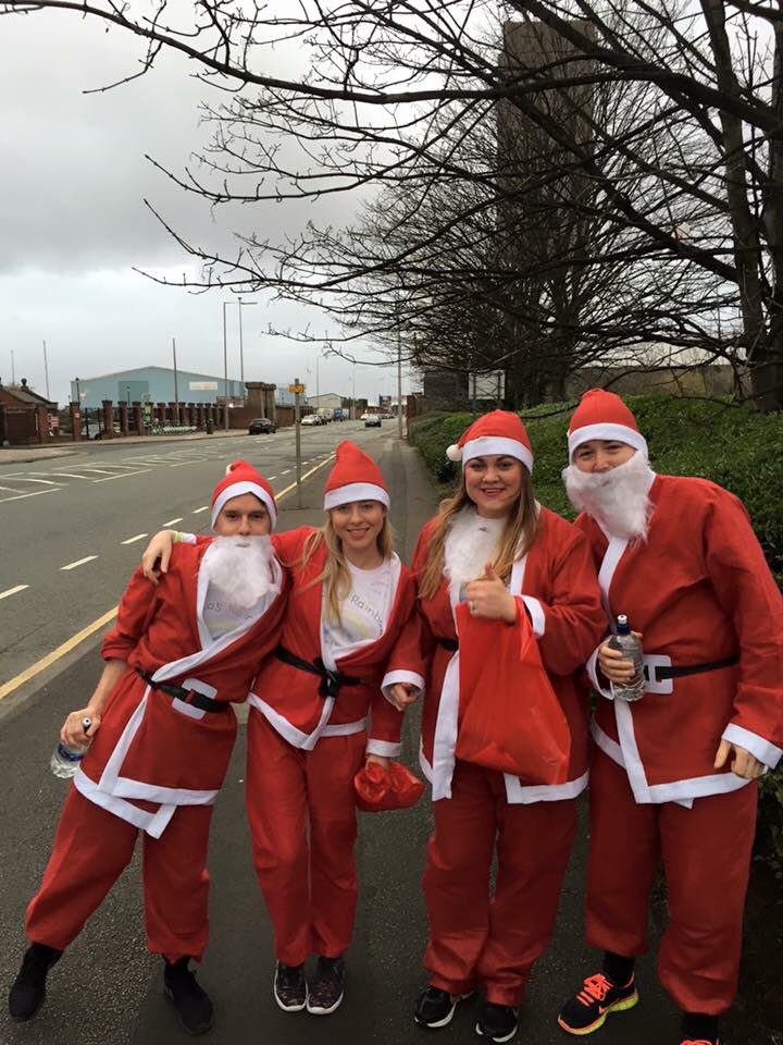 SofiasRainbow's tweet photo. Thank you @johnnyAmorris @ChloeMoyse @sian_diana @stelord85 You all look amazing. Well done 🏃🏽🎅🏼😘🌈💪🏽 #fundraising https://t.co/15nhUiCyzz