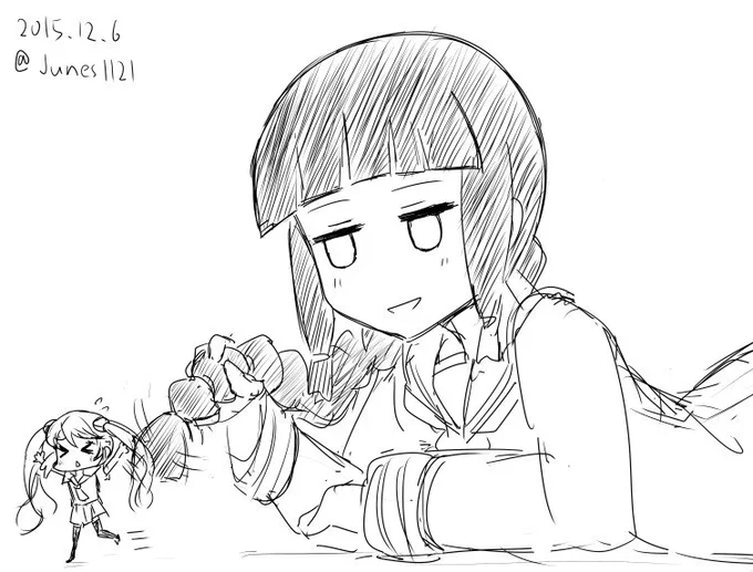 北上さま
#艦これ版深夜の真剣お絵描き60分一本勝負
#艦これ版真剣お絵描き60分一本勝負_20151206 