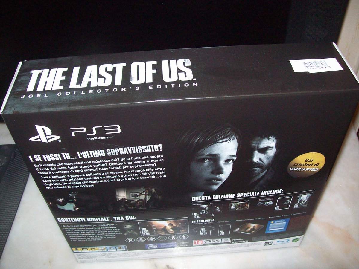 Saretto77's tweet photo. #THELASTOFUS JOEL COLLECTOR'S #naughtydog per #PS3 NUOVO https://t.co/CR6bndxjgK https://t.co/qSA1QNLGTk