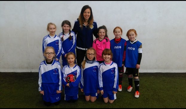 ScotFANorth's tweet photo. Huge thanks once again to @RachelCorsie14 for coming to U9/11s festival today for Q&amp;A and getting photos with teams https://t.co/e9pvfoRX21