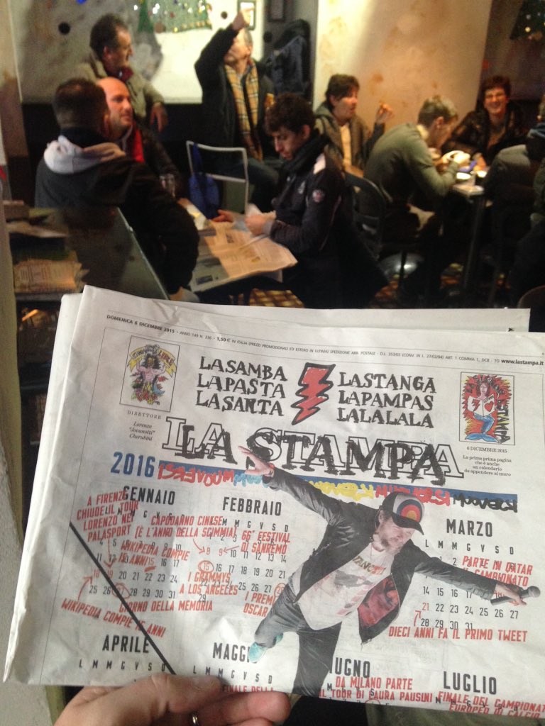 Nei locali di #Torino lo speciale de <a href="/la_stampa/">La Stampa Business Naming Expert</a> curato da <a href="/lorenzojova/">Lorenzo Jovanotti</a> va alla grande