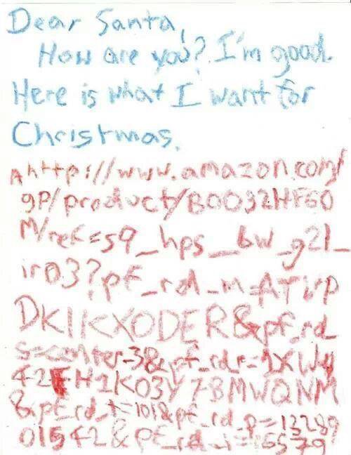 Acumium's tweet image. Did you ever write a wish list to Santa? Doesn’t it seem like it used to be simpler? (h/t @BuzzFeed) #dynamicurls