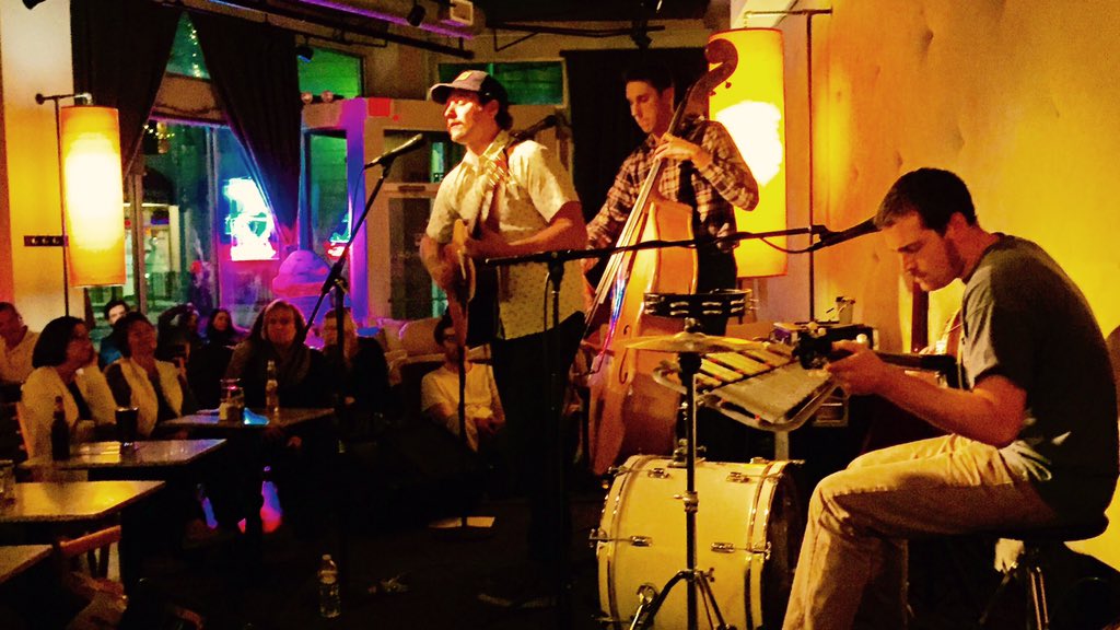 Had a great time watching <a href="/TheChipBreakers/">The Chip Breakers</a> with the super cool <a href="/LeilaSabouni/">Leila Sabouni</a> <a href="/MelodiesCafe/">Melodies Cafe</a> last night. #americana