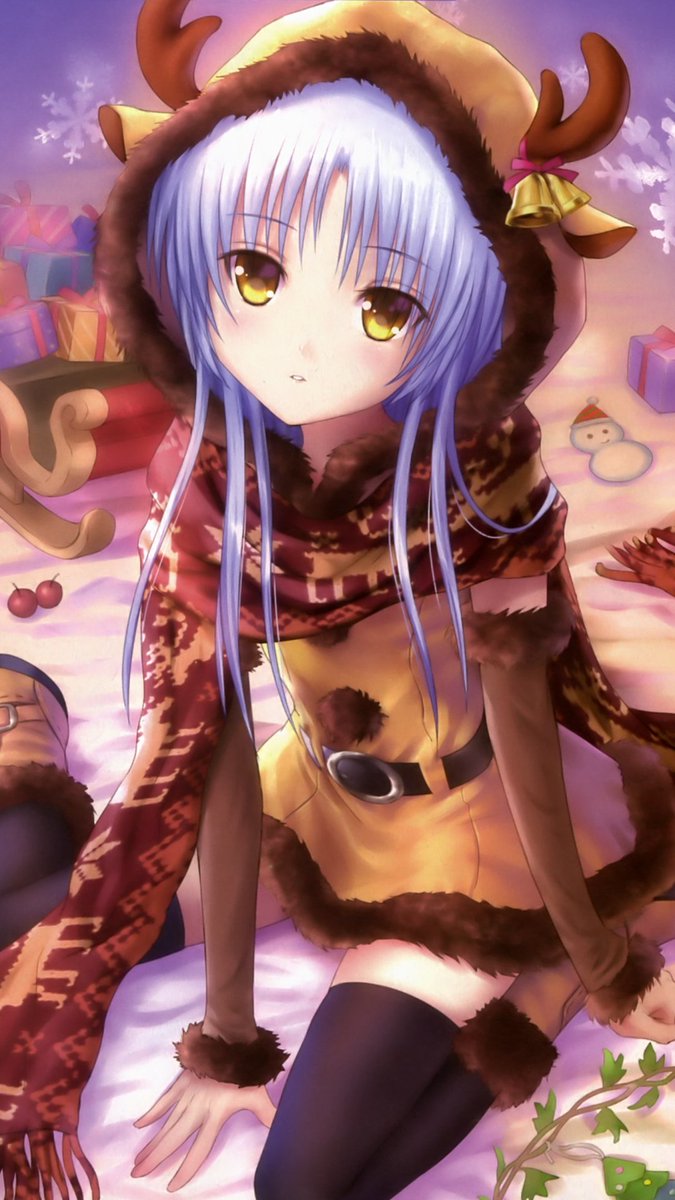 VgaEsp's tweet photo. #SeductiveSunday #Christmas #AngelBeats #Kanade https://t.co/tpIXf6rDG7