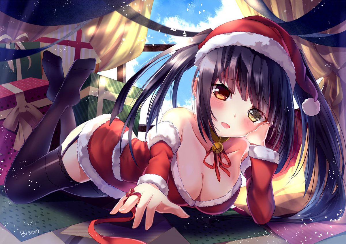 VgaEsp's tweet photo. #SeductiveSunday #Christmas #ecchi #DateALive #Kurumi #KurumiTokisaki https://t.co/In5L8sLVGk