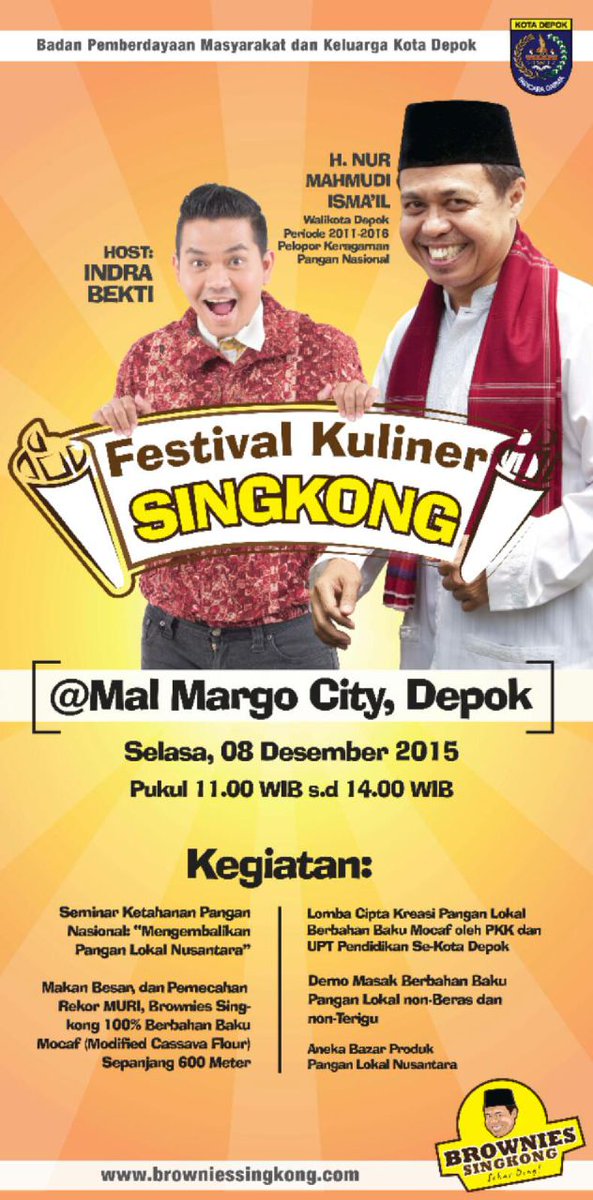 Datang nya acaranya seru <a href="/Nur_Mahmudi/">Nur Mahmudi Isma'il</a> <a href="/IdrisAShomad/">Mohammad Idris</a> <a href="/pemkotdepok/">PEMERINTAH KOTA DEPOK | #AyoPakaiMasker</a>