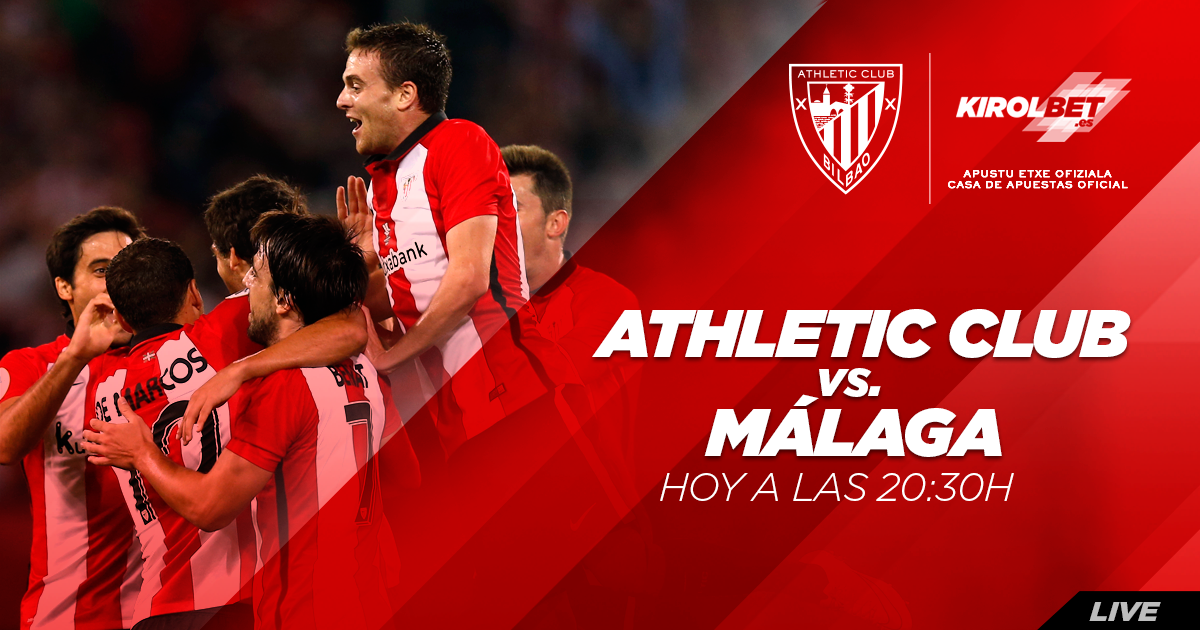 AthleticClub's tweet photo. ¡Jugamos ante el Málaga en San Mamés! ¿Todavía no tienes tu apuesta? Puedes hacerla aquí: https://t.co/kqAWhbRw5m