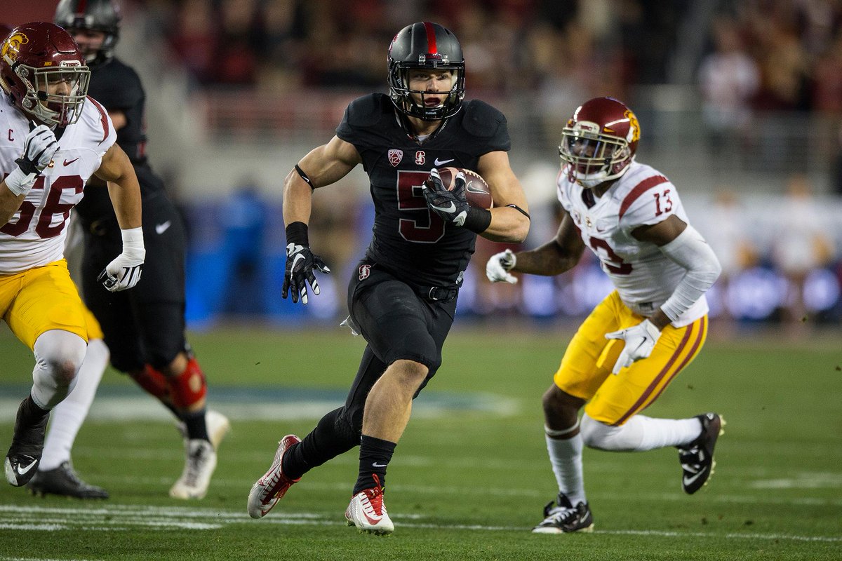 SportsCenter's tweet photo. HISTORY.

Christian McCaffrey breaks Barry Sanders' FBS record for all-purpose yards in a season with 3,496. https://t.co/H8vLHKKpt8
