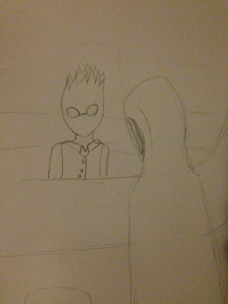 {i draw this for some weeks ago... I know it's looks kind of bad..}