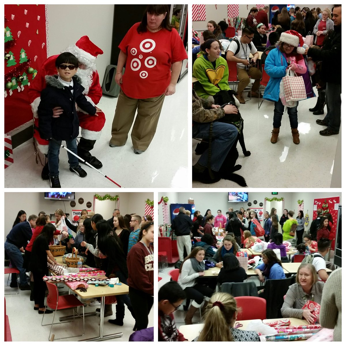 Helping kids prepare for christmas. Santa came too!#T1085 #TargetCares @JennaWalker422 @neilstrongTGT <a href="/D_Carroll1085/">Dan Carroll</a>