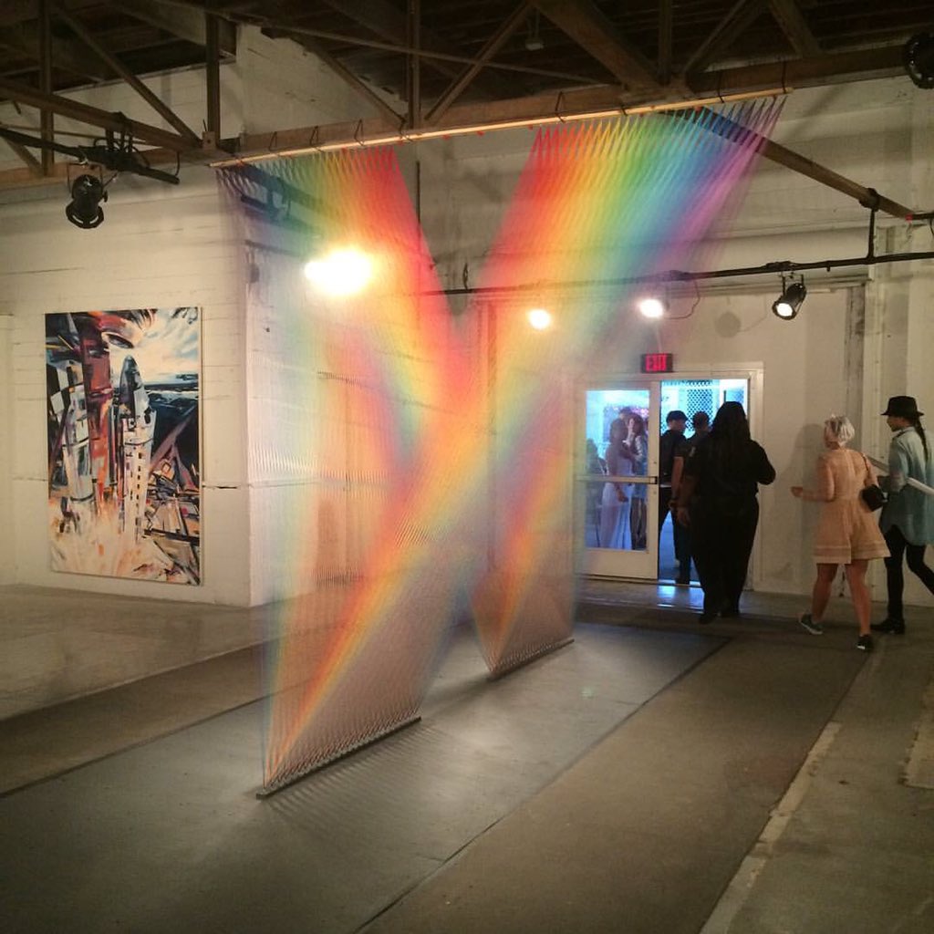 mymodernmet's tweet photo. Stunning thread art by @gabrieldawe at No Commission Art Fair in Wynwood during Miami Art Week. #artbasel #wynwood https://t.co/BUqs4DKvoC