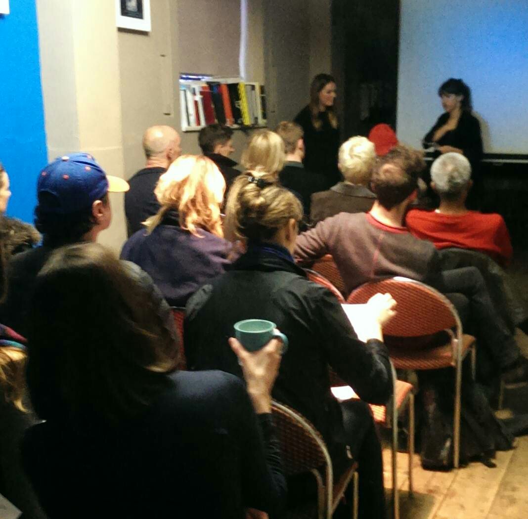 Zabludowicz_Col's tweet photo. Kate Lyddon introducing her Invites Presentation #KateLyddon #AliceButler https://t.co/jr42WvHpyH